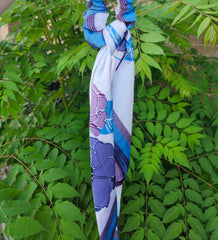 Printed Scrunchie Scarf