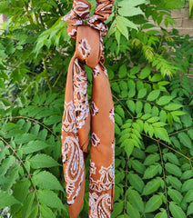 Printed Scrunchie Scarf