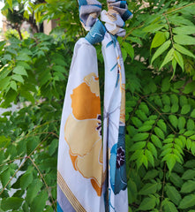 Printed Scrunchie Scarf