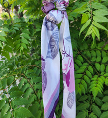 Printed Scrunchie Scarf