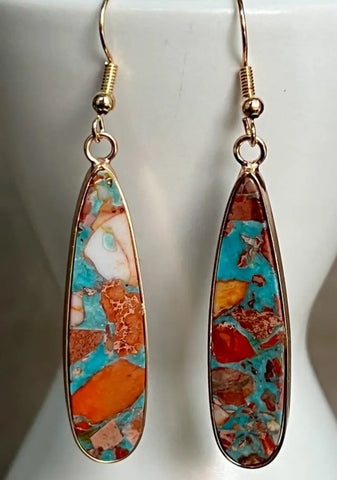 Samira Imperial Jasper Earrings