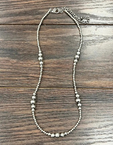 Western Silver-Tone Necklace