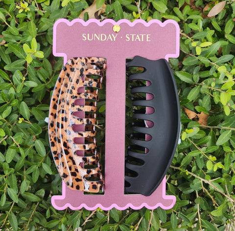Animal Print Hair Clips
