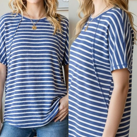 Striped Rib Top