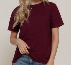 Short Sleeve Round Neck Tee