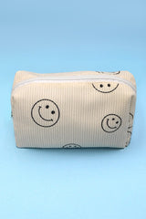 Smiley Face Makeup Pouch Bag