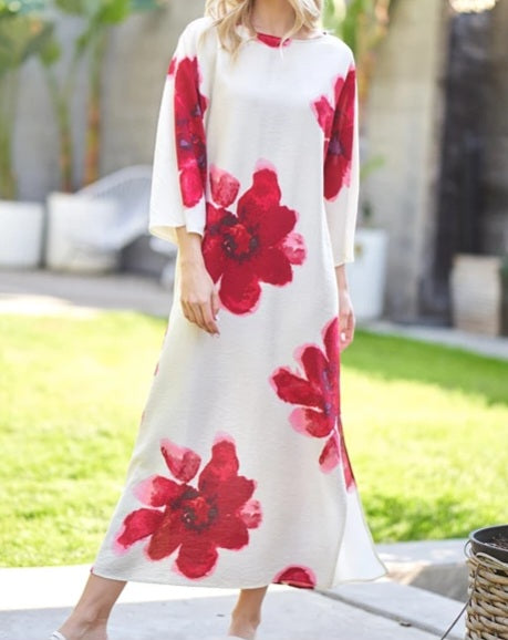 Floral Printed Maxi Dress