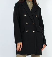 Solid Trench Style Jacket