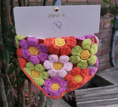 Floral Crochet Hair Bandana
