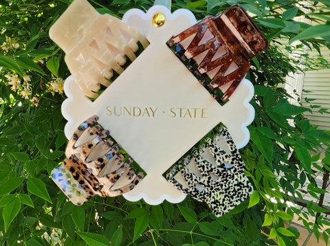 Animal Printed Hair Clips