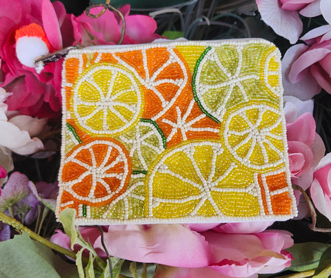 Lemon/Lime Zipper Pouch