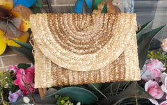 Straw Clutch/Purse