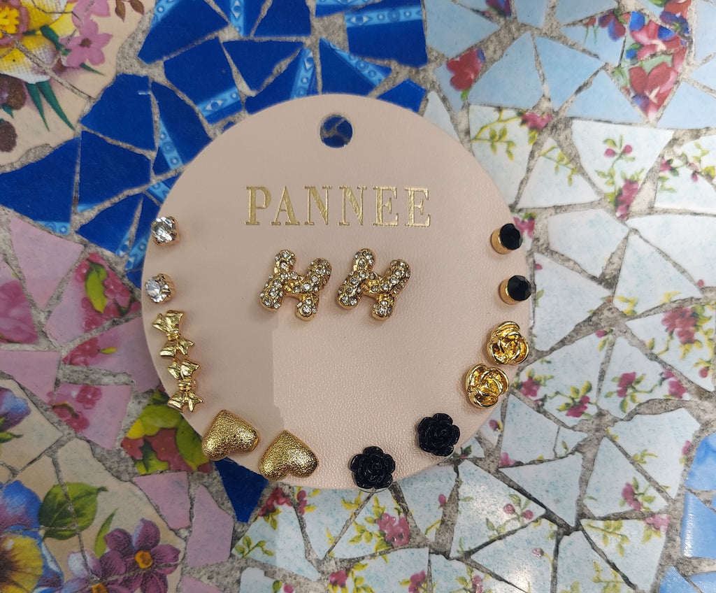 Twisted Stud Earring Set