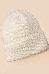 Soft Ribbed Knit Beanie