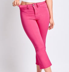 Hyperstretch Cropped Kick Flare Pants