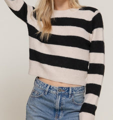 Long Sleeve Stripe Sweater