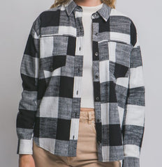 Button-Down Long Sleeve Flannel