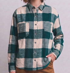 Button-Down Long Sleeve Flannel