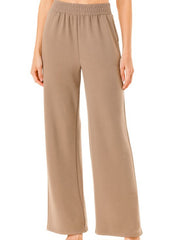 Textured Straight Pants