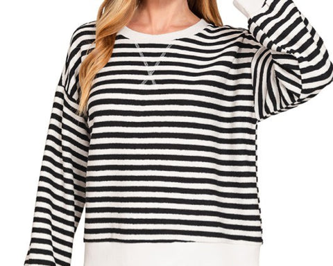 Striped Sweater Top