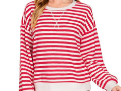 Striped Sweater Top