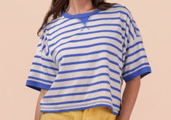 Oversized Stripe Casual Comfy Knit Top