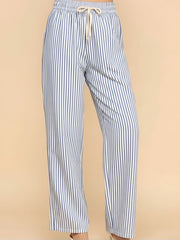Stripe Straight Leg Pants