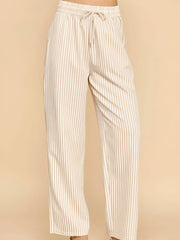 Stripe Straight Leg Pants