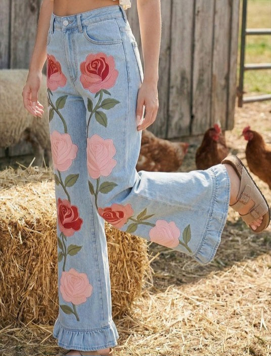 Rosette Daydream Tailored Flare Pants