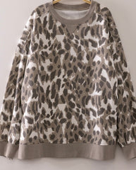 Printed Crew Neck Sweatshirt