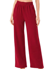 Textured Straight Pants