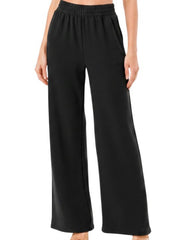 Textured Straight Pants