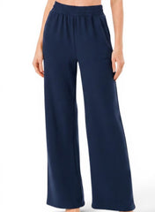 Textured Straight Pants