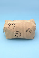 Smiley Face Makeup Pouch Bag