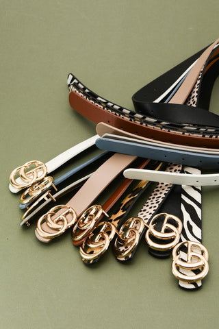 Basic Buckle Fashion Belt