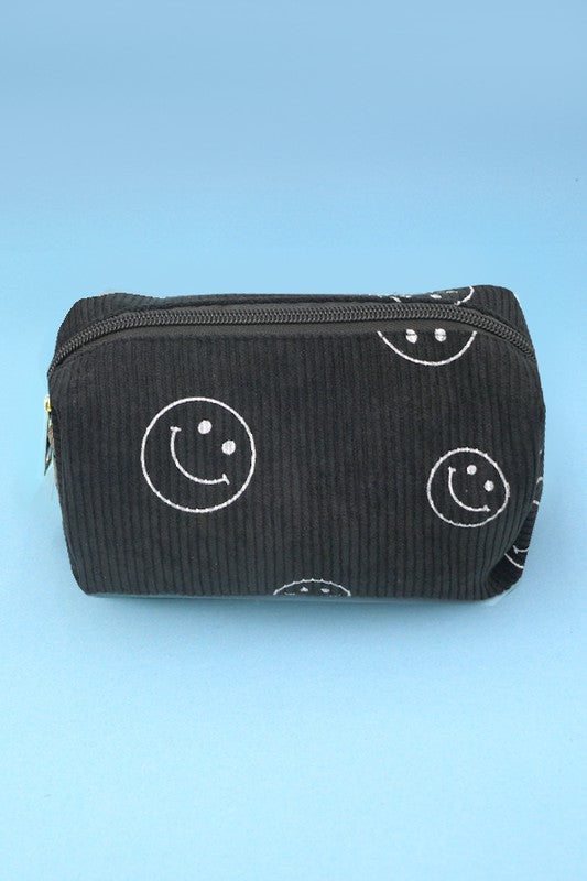 Smiley Face Makeup Pouch Bag