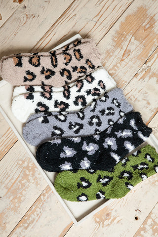 Fleece Plush Animal Fuzzy Socks