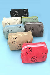 Smiley Face Makeup Pouch Bag