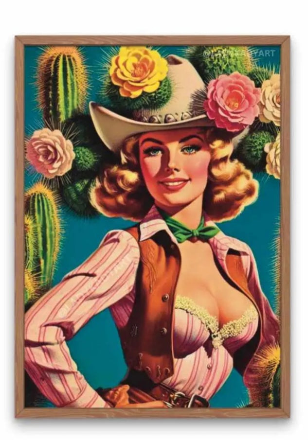 Retro Western Art Prints