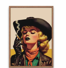 Retro Western Art Prints