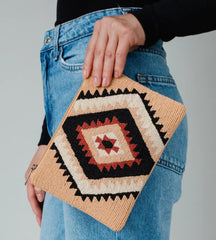 Aztec Beaded Wristlet