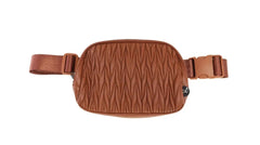 Pleated Faux Leather Bag