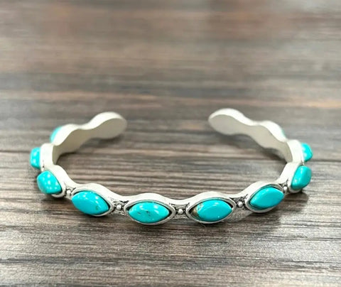 Navajo Turquoise Cuff Bracelet