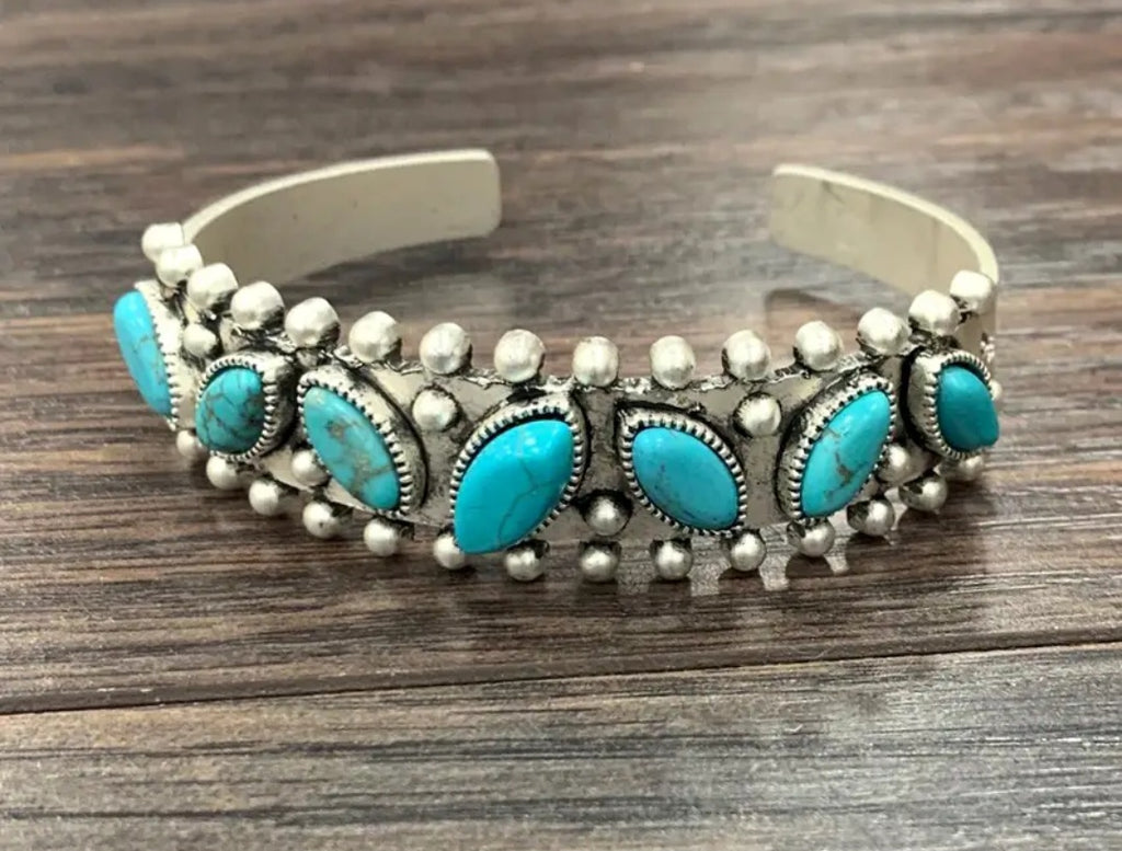 Navajo Turquoise Cuff Bracelet