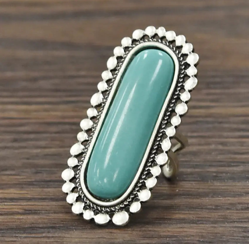 Turquoise Adjustable Ring