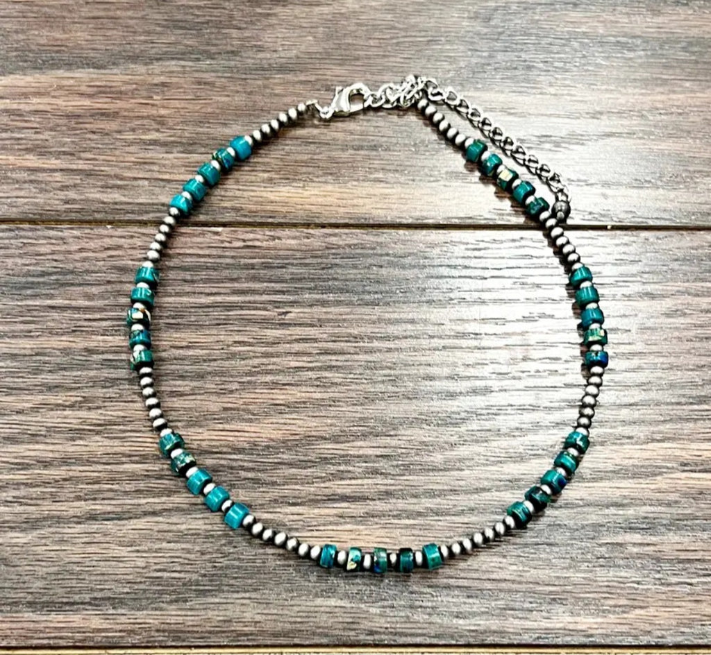 Handmade Navajo Gemstone Necklace