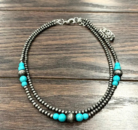 Handmade Navajo Bead Necklace