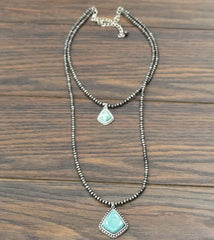 Navajo Bead Turquoise Necklace