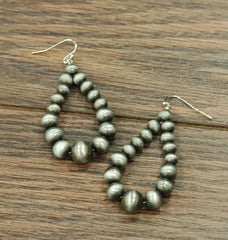 Handmade Navajo Bead Earrings