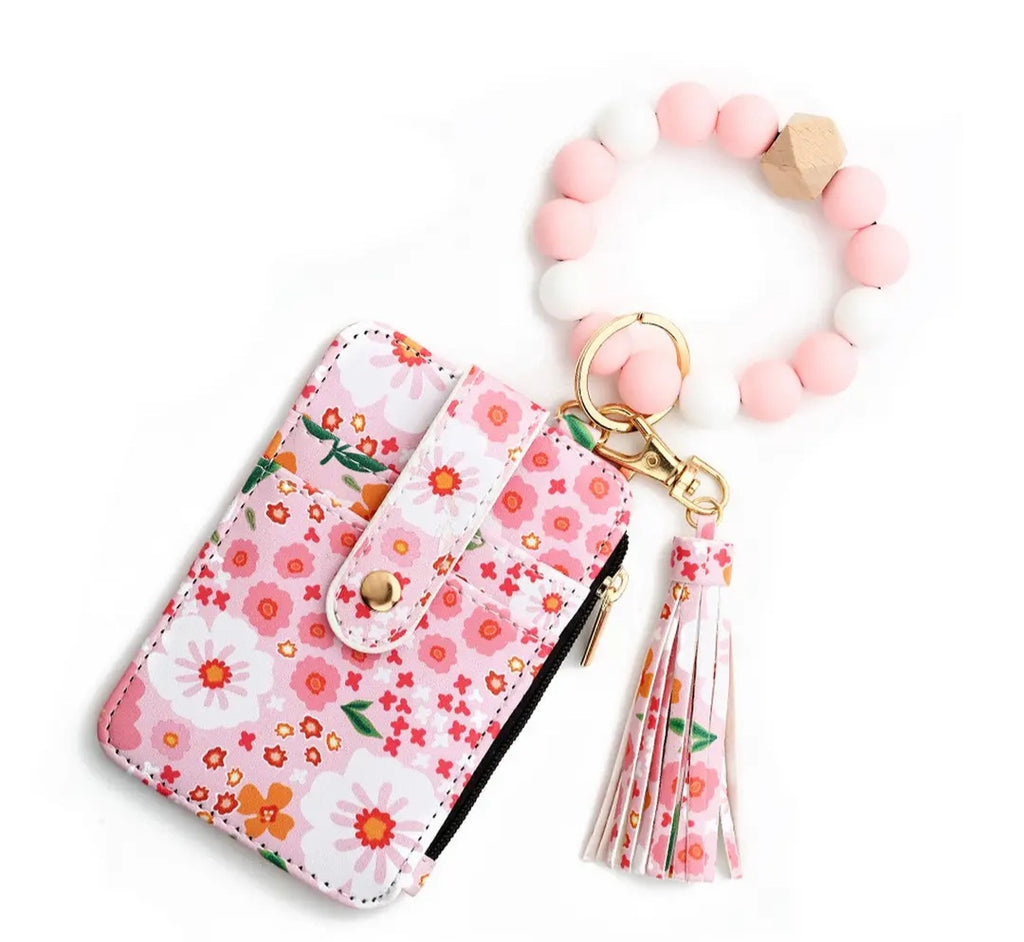 Floral Bracelet Keychain